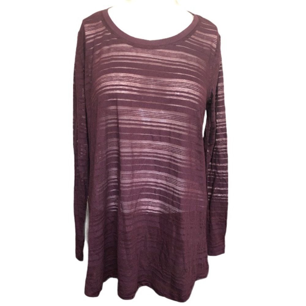 3/$15 or 5/$20 Style & Co size small long sleeve sheer top